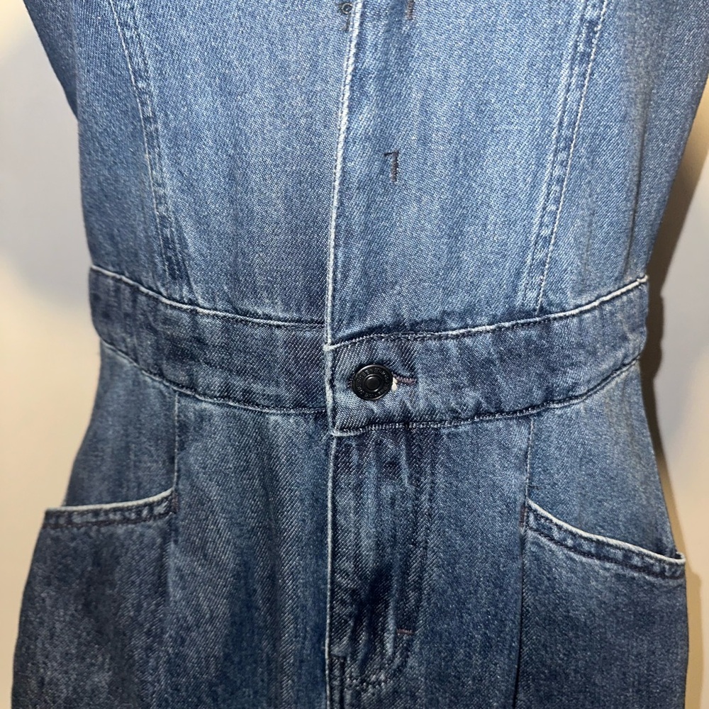 Free People Denim Jumpsuit - Picture 5 of 9